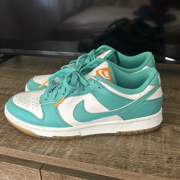 Nike Shoes - Women’s Nike dunks in the “teal zeal” color. Size 8.5
